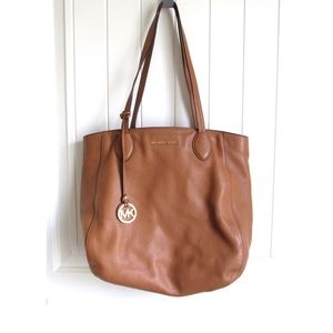 Michael Kors tan leather handbag
